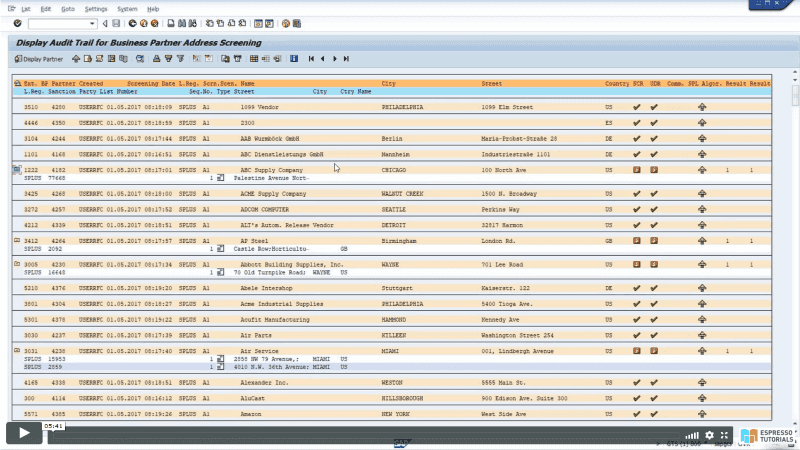Practical Guide to SAP GTS: SPL Audit Trail Reporting - Reporting menu