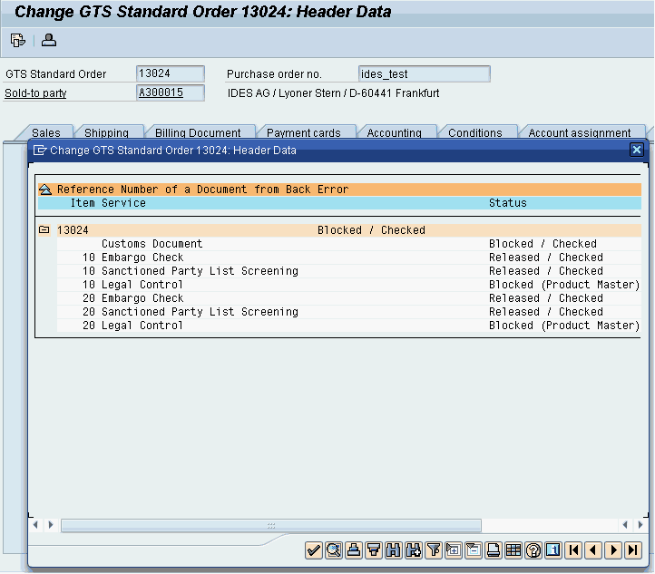 Practical Guide to SAP GTS Part 1: SPL Screening and Compliance Management - Pop-up