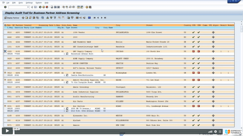 Practical Guide to SAP GTS: SPL Audit Trail Reporting - Reporting menu