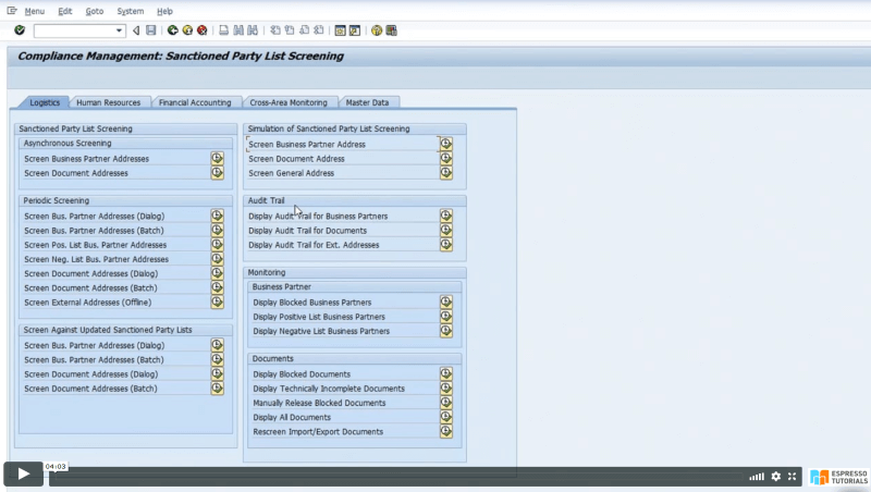 Practical Guide to SAP GTS: SPL Audit Trail Reporting - Reporting overview